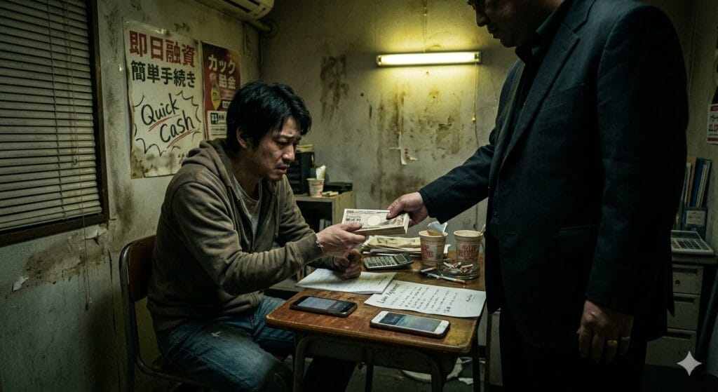 闇金でお金を借りる